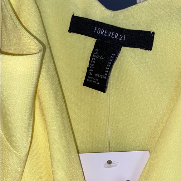 Forever 21 Flowy Yellow Tank Top - Picture 4 of 5